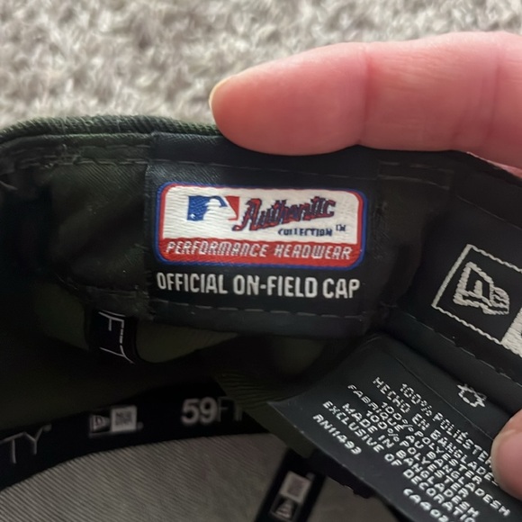 Detroit tigers camo with gold accents new era 59FIFTY cap size 6 5/8 - Picture 11 of 12